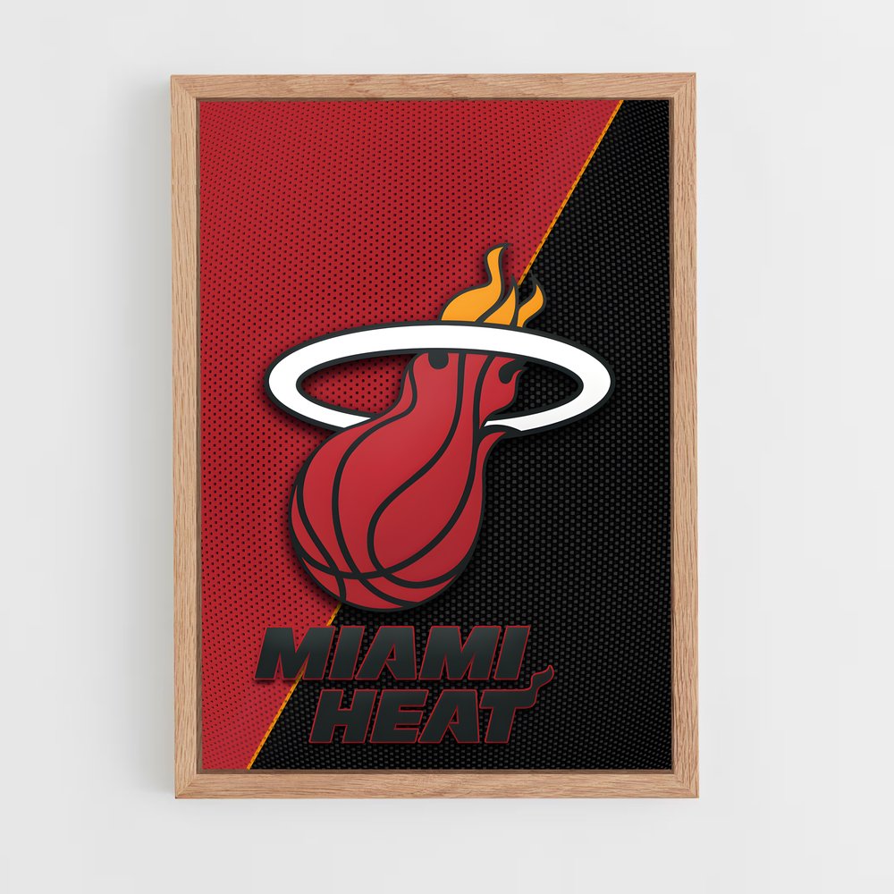 Poster Heat Wave – affiche Basketball (vue 4)